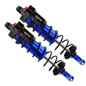 Ammortizzatori Piggy Back L-Shape 128 mm in alluminio 6061-T6 blu per TRX Sledge