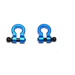 Grilli scala in alluminio universali blu per crawler e truck (2 pz)