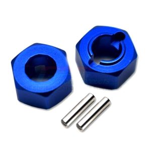 Adattatori esagono ruota posteriori 5mm in alluminio blu per Losi Mini-T 2.0 (4 pz)