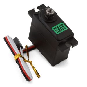 Digital Waterproof Metallgetriebe Mini Servo WP320T EcoPower (mit Alu-Servohorn klemmbar, für 1/16 TRX)