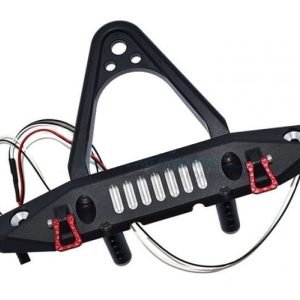 Bumper anteriore in alluminio con D-Rings per Axial SCX6 JLU