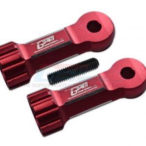 Supporto barra centrale telaio in alluminio rosso per ARRMA 1/10 (Kraton/Vorteks/Outcast)