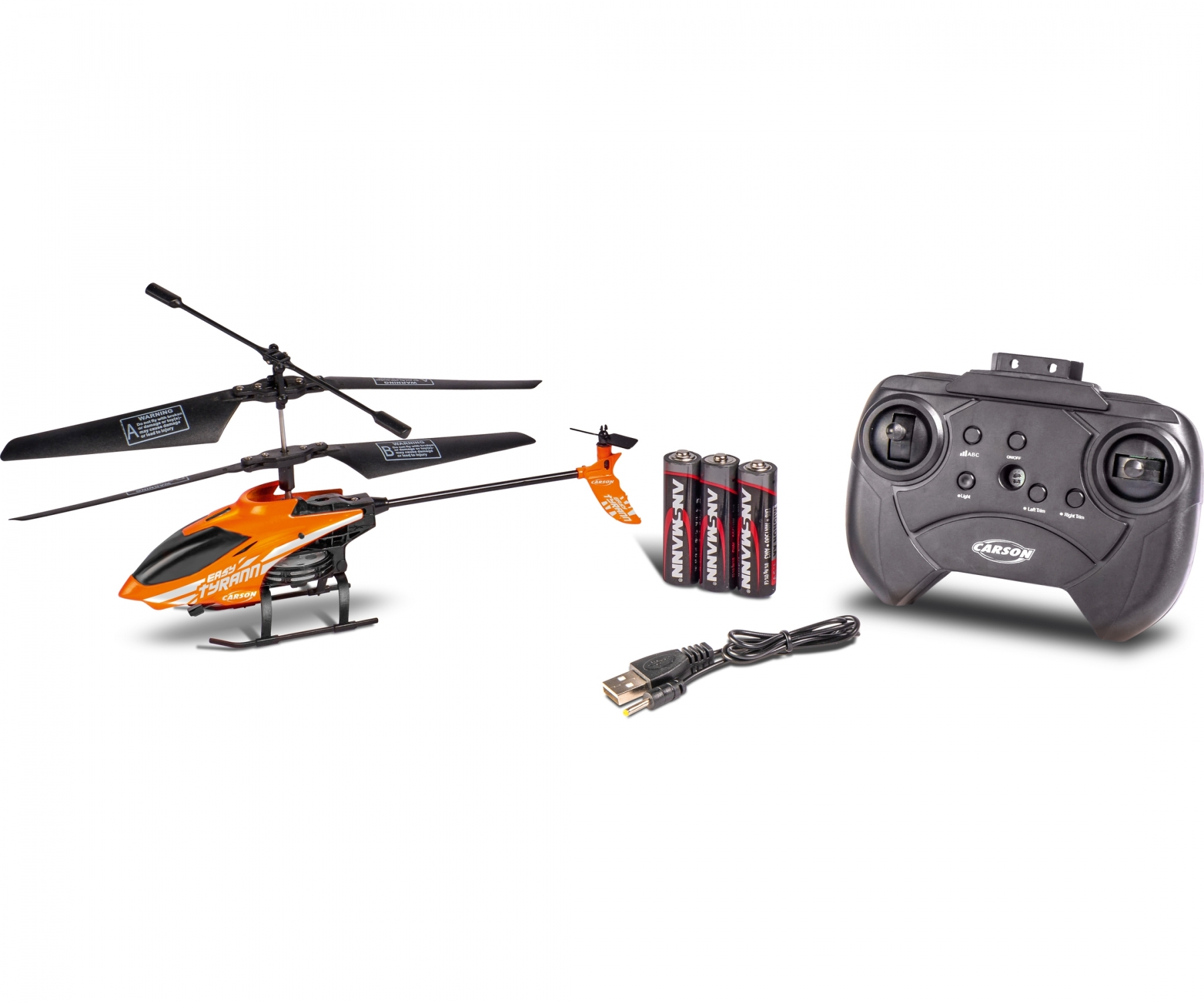 Nano Tyrann 230 Giroscopio IR 2 Canali 100% Pronto al Volo