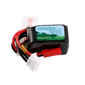 Gens ace 200mAh 11.1V 30C 3S1P Lipo Battery Pack with JST-SYP Plug - 3 Celle