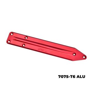 Alu Skidplatte hinten rot GPM  ARRMA 1/8 Kraton 6S EXB V6