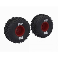 dBoots Cut Chevron MT Tire Set Glued Red