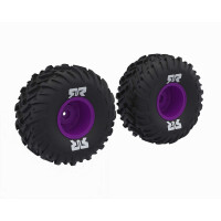 dBoots Cut Chevron MT Tire Set Glued Purple
