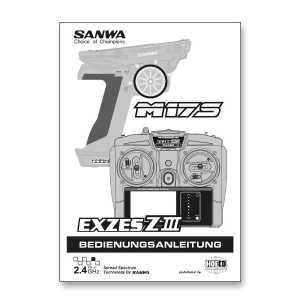 Manuale di istruzioni in tedesco per SANWA M17S