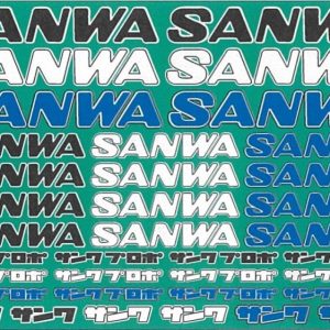 Adesivi SANWA nero/bianco/blu *JPN-2025