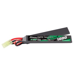 Gens ace 25C 1000mAh 2S1P 7.4V 2X Airsoft Gun Lipo Battery with Tamiya Plug