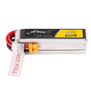 Tattu R-Line Version 850mAh 3S 11.4V 95C High Voltage Lipo Battery Pack with XT30U-F plug - 3 Celle