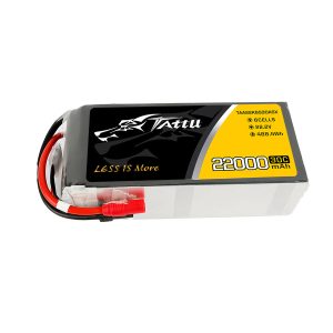 Tattu 22000mAh 22.2V 30C 6S1P Lipo Battery Pack with AS150+XT150 plug - 6 Celle
