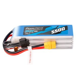 Gens Ace G-Tech 5500mAh 22.2V 60C 6S1P XT90 LIPO Battery Pack - 6 Celle