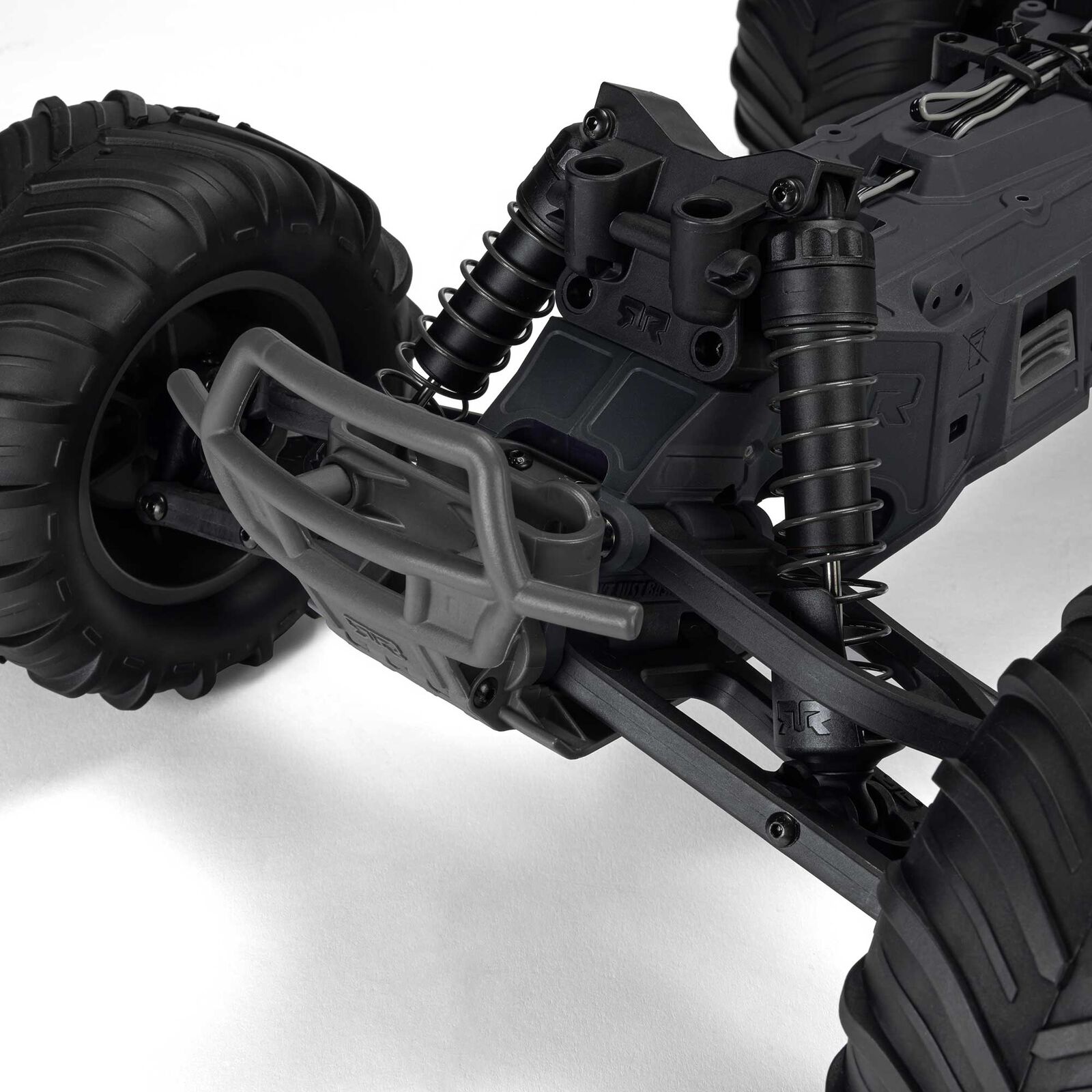 1/10 GORGON 2WD RTA Kit Brushed Monster Truck (Battery & Charger Included) Clear - immagine 3
