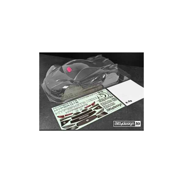 Ult Bitty Design Bittydesign HYPER-GT8 1/8 GT clear body 325mm (ULT | 0.75mm)