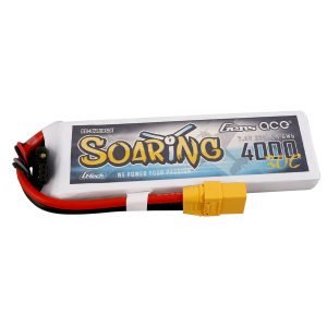 Gens ace G-Tech Soaring 4000mAh 7.4V 30C 2S1P Lipo Battery Pack with XT90 plug - 2 Celle