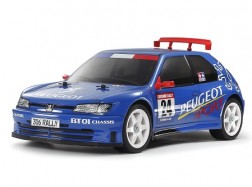 RC PEUGEOT 306 MAXI Blu Painted Body ( BT-01) + ESC