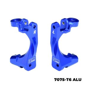 C-Hub anteriori in alluminio neri per Traxxas Jato 4x4