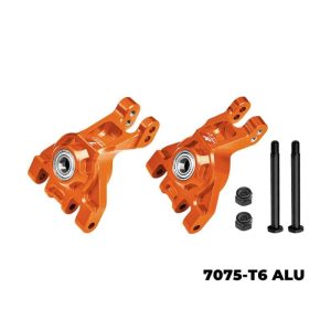 Ammortizzatori anteriori in alluminio 104 mm rossi per Traxxas Jato 4x4 (2 pz)
