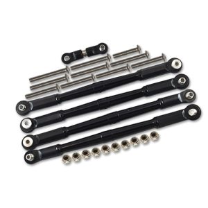 Turnbuckles in alluminio neri per ARRMA 1/8 Kraton/Outcast (25 pz)