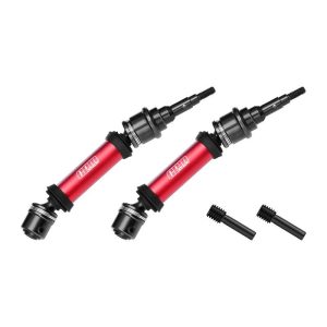 Alberi di trasmissione anteriori in metallo per TRX Ford Fiesta ST Rally rossi