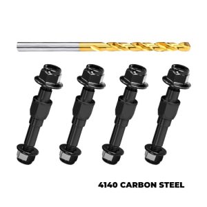 Supporti ammortizzatori in carbon-steel per torre ammortizzatori ARRMA Kraton / Notorious 6S (4 pz)