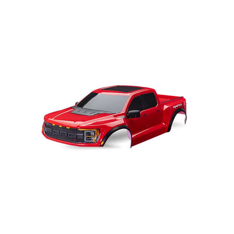 Carrozzeria Ford Raptor R Verniciata Rossa Completa Di Accessori, Richiede 10124 E 10127