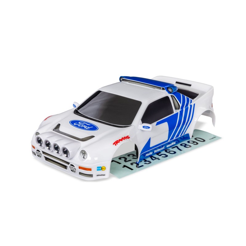Carrozzeria Mini Rally Ford RS200 Verniciata Completa Di Accessori - Bianca