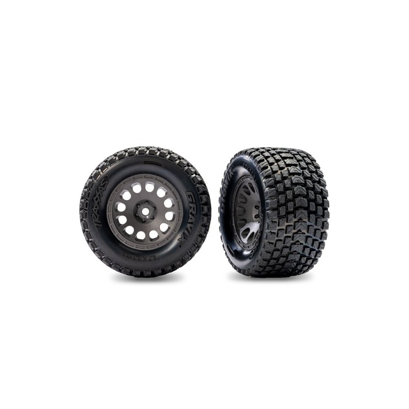 Gomme Gravix Su Cerchi Grigio Antracite (2,1" Esterno, 2,6" Interno) Posteriori (2)