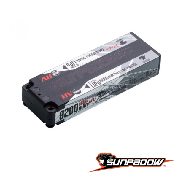Sunpadow Platin HV LiPo 2S 8200mAh 140C 7,6V Hardcase – 5mm