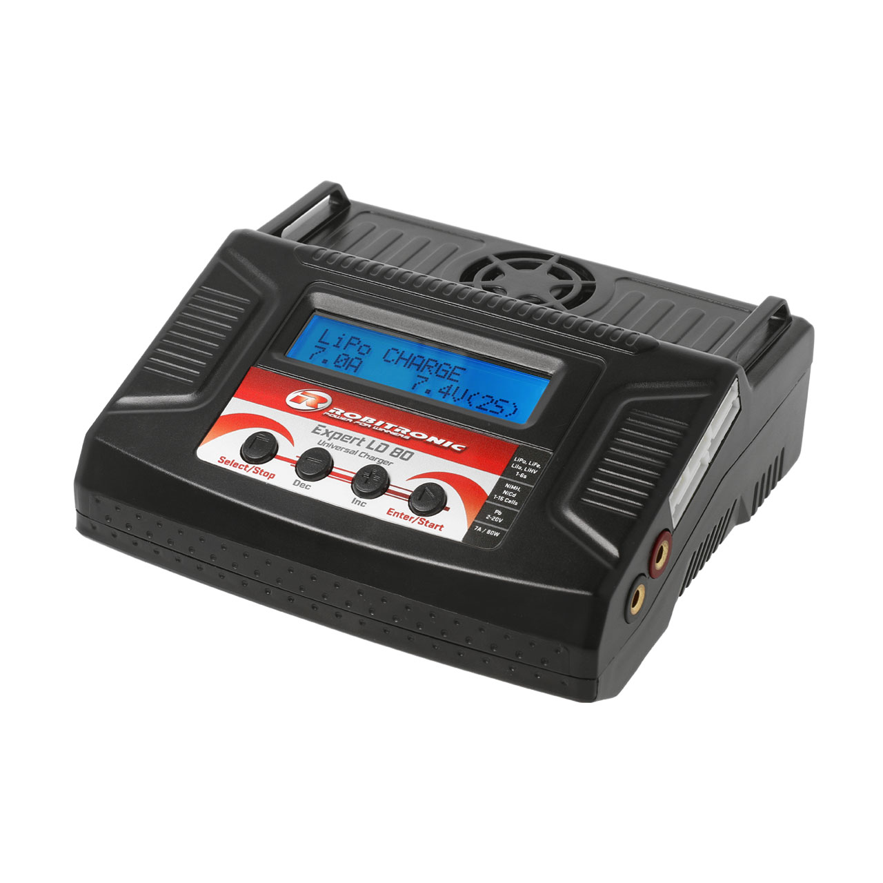 Robitronic Expert LD 80 V2 Caricabatterie LiPo 1-6s 7A 80W