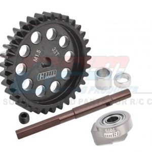 Ingranaggio cilindrico (dritto) in acciaio al carbonio 40Cr 33 denti, modulo 1.5 GPM per TRX X-Maxx, XRT