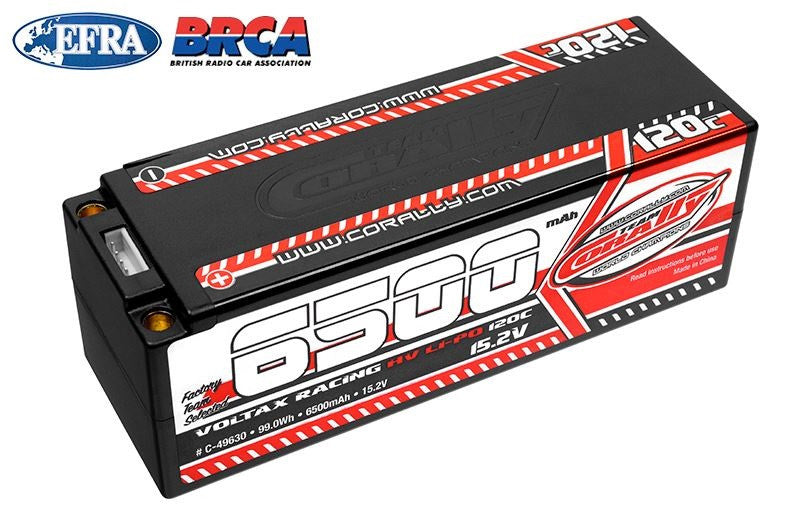 Team Corally Voltax 120C LiPo HV 6500 mAh 15,2V 4S Stick - C-49630