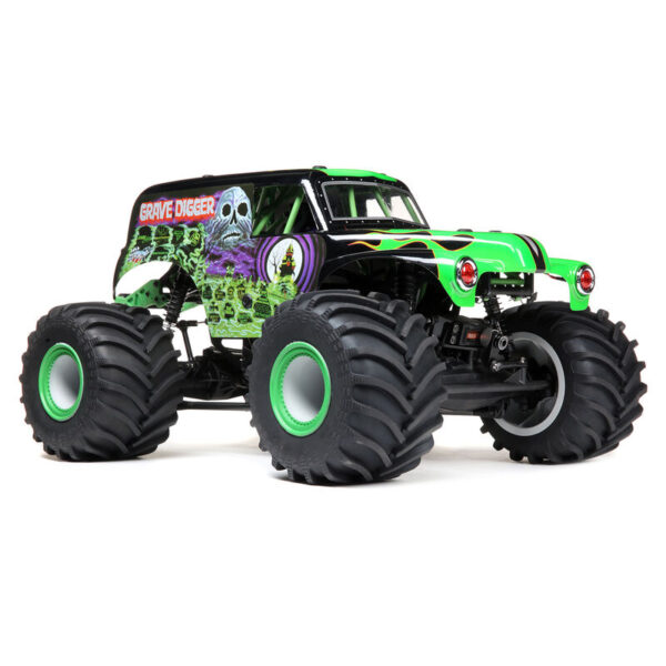 LMT 4WD Monster Truck con assale solido RTR, Grave Digger
