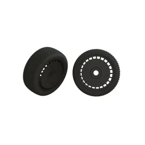 Arrma ARA550098 dBoots Exabyte Tire Set Glued Black (1 Pair)